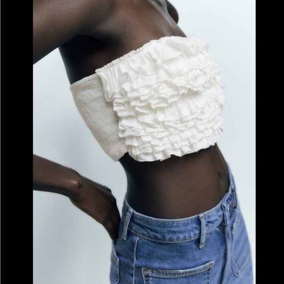 ZARA RUFFLED TOP LIMITED EDITION - Picture 3 of 8